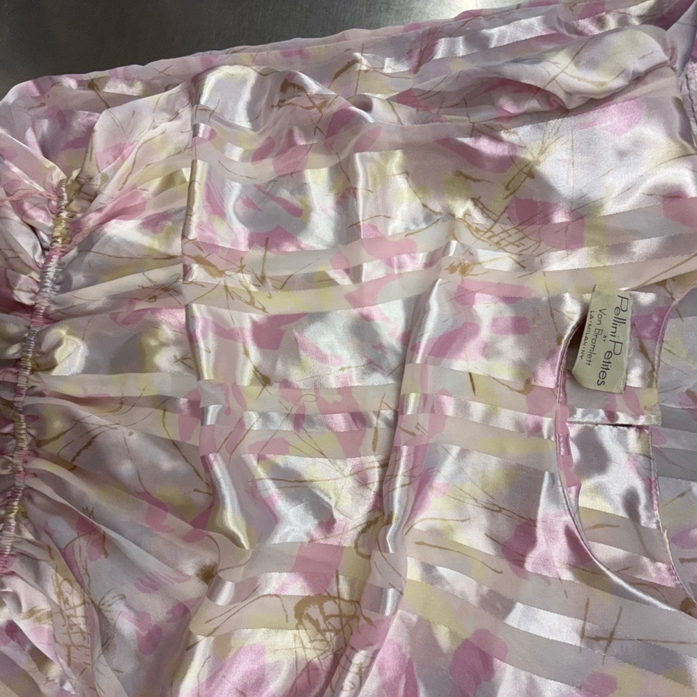 Vintage Floral Pink and White Dress - Picture 7 of 15
